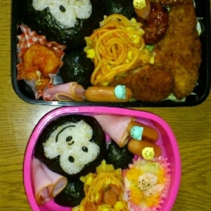 キャラ弁 朝10分でできるミッキー レシピ 作り方 By Sirahoshi 楽天レシピ キャラ弁 朝10分でできるミッキー レシピ 作り方 By Sirahoshi 楽天レシピ